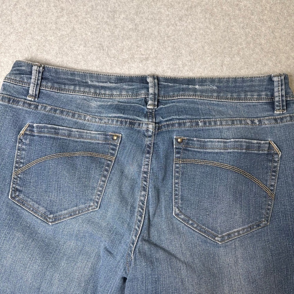 Route 66 Skinny Jeans Medium Wash Distressed Women Size 8 - Picture 3 of 10